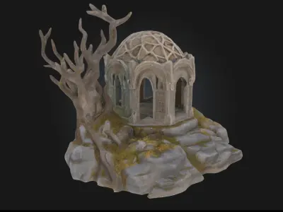 Enchanted Ruins  Echoes of a Mystical Past 3D model
