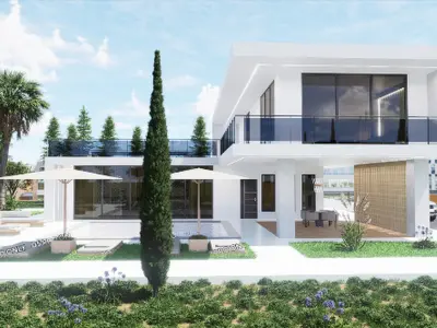 VILA HOUSE Low-poly 3D model