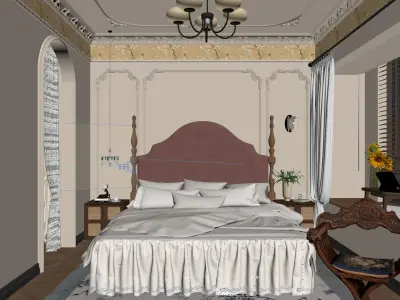  Bedroom interior 59 3D model