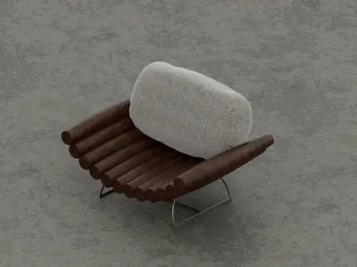 Cuba Arm Chair 3D model