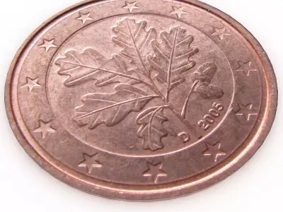 1 Euro Cent Germany 3D model