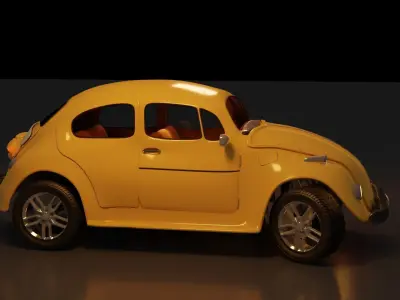 Volkswagen Beetle Car 3D model