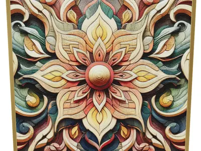 Wall Decoration item 14 Low-poly 3D model