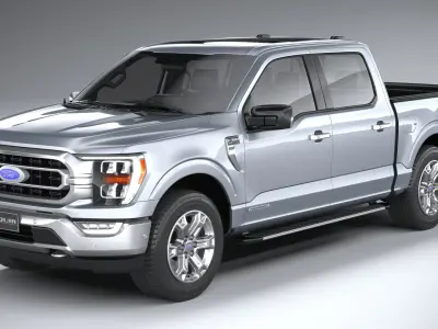 F-150 XLT 2021 3D model