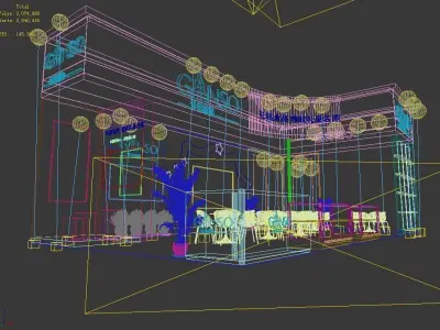 Exhibition - Area - 12X6-3DMAX2009-07 3D model