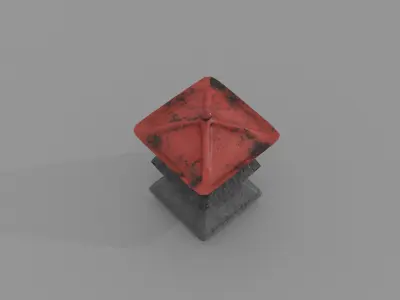 Stone Lantern Free low-poly 3D model