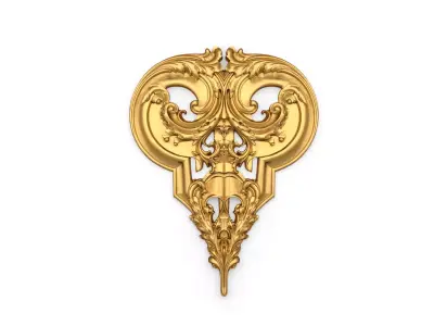 Classic decor ornament 135  3D model
