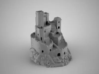 Aquarium Castle 2 3D print model