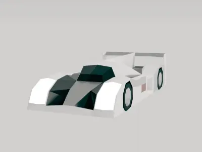 Low Poly Racing Car Pack Low-poly 3D model