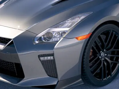 Nissan GT-R 2018 3D model