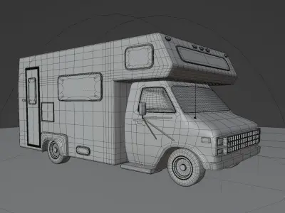 Camper RV Motorhome 3D model