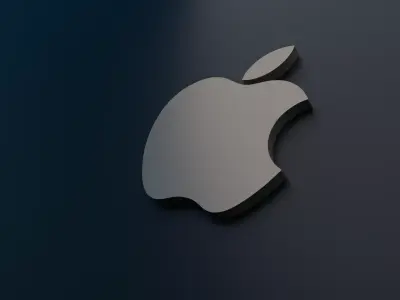 Apple logo 3D model