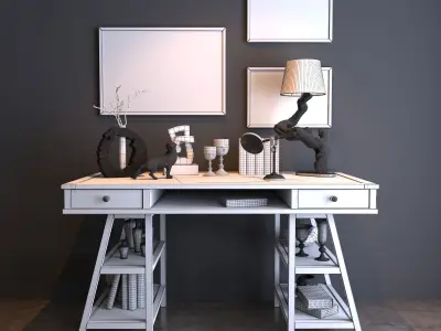 Decor set 01 3D model