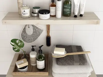 Bathroom Decor 3D model