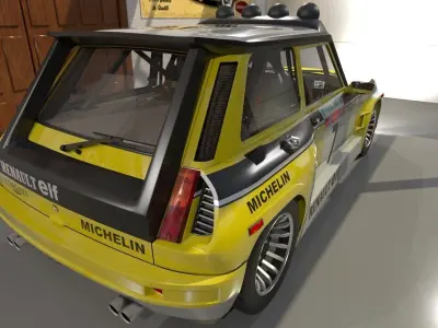 Renault 5 turbo Tour de Corse 3D model