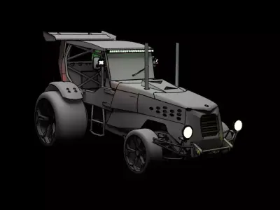 BELARUS 1222 MOD PROJECT Low-poly 3D model