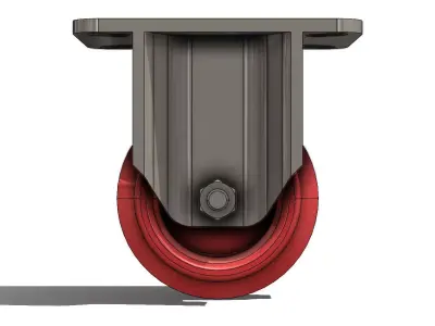 Rodizio Fixo Rod Car FLR 312 UFK Fixed Wheel 3D model