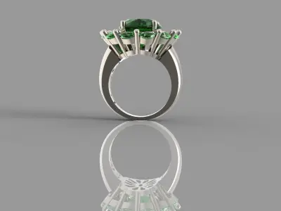 WOMEN RING N - 245 3D print model