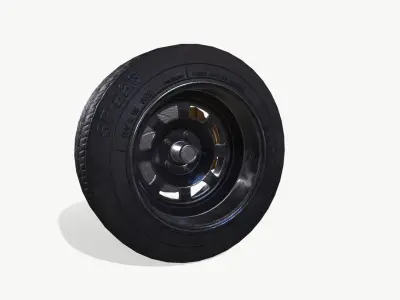 Rally wheel FS - 228  Low-poly 3D model