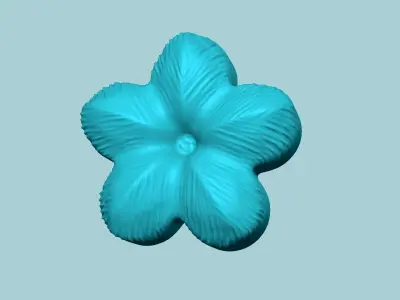 Plum Blossom Flower 02 - Moulding Artificial Craft 3D print model