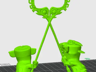 Beast in natra 2 Movie  3D print model