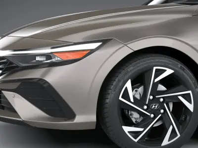 Hyundai Elantra 2024 3D model