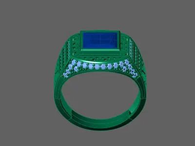 STL 3DM Gents Rings Ready Models Mens Rings 3D print model 3D print model