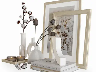 Decorative set w007 3D model