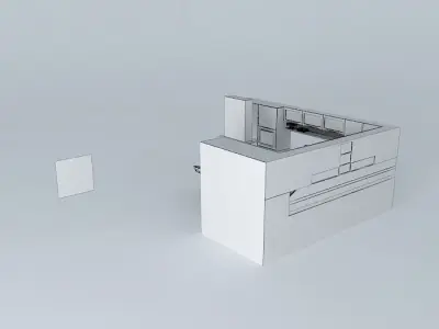 Modern kitchen Free 3D model