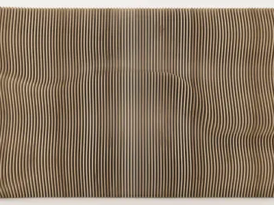 Parametric Sculptural Wall  and Parametric Wooden Bench 3D  Low-poly 3D model