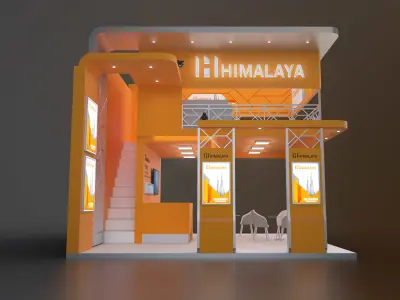 EXHIBITION STAND FROS 36 sqm 3D model