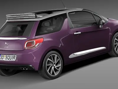 Citroen DS3 Cabrio 2015 3D model
