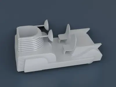 ALTAIR-4 TRANSPORTER JEEP 3D print model