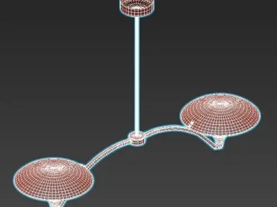CASWELL ISLAND CHANDELIER 3D model