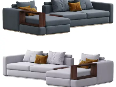 Miami Sofa By Gainsville 3D model