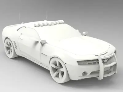Car - camaro 3D print model
