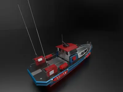 AL Patrol boat 3D model