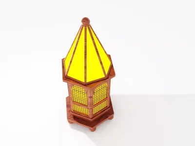 f13 Ramadan lantern fanous 3D model