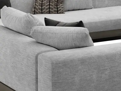 Connery Sofa By Minotti 3D model