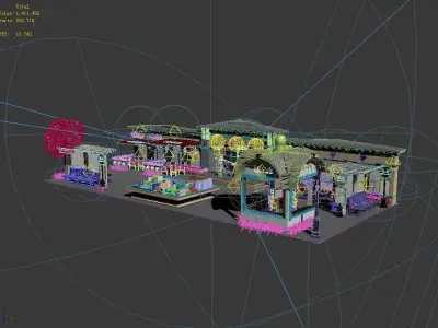 Exhibition - Area -10X24-3DMAX2009-08 3D model