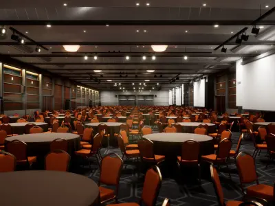 Korea Coex Exhibition Grand Ballroom 3D model