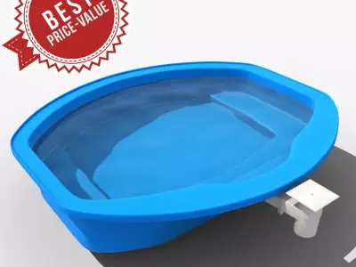 Relax swimming pool 3D model