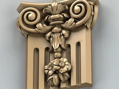 Column Capital 006 3D model