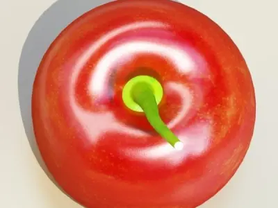 Photorealistic Cherries High Res 3D model