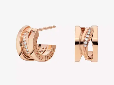 BULGARI - B ZERO 1 - EARRINGS 3D print model