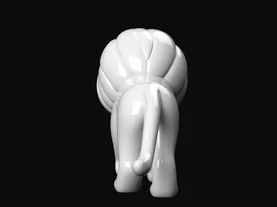 Lion Statue 3D print model