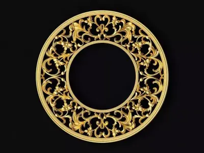 carved mirror 3D model purchase