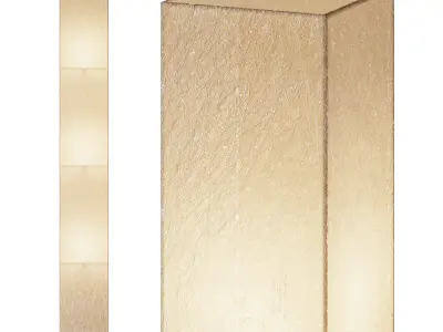 Japanese Floor Lamp 3D model