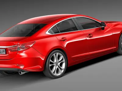 Mazda 6 sedan 2013 3D model
