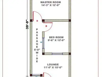 3D HOUSE MODEL PLAN WITH 2D PLAN  3D model